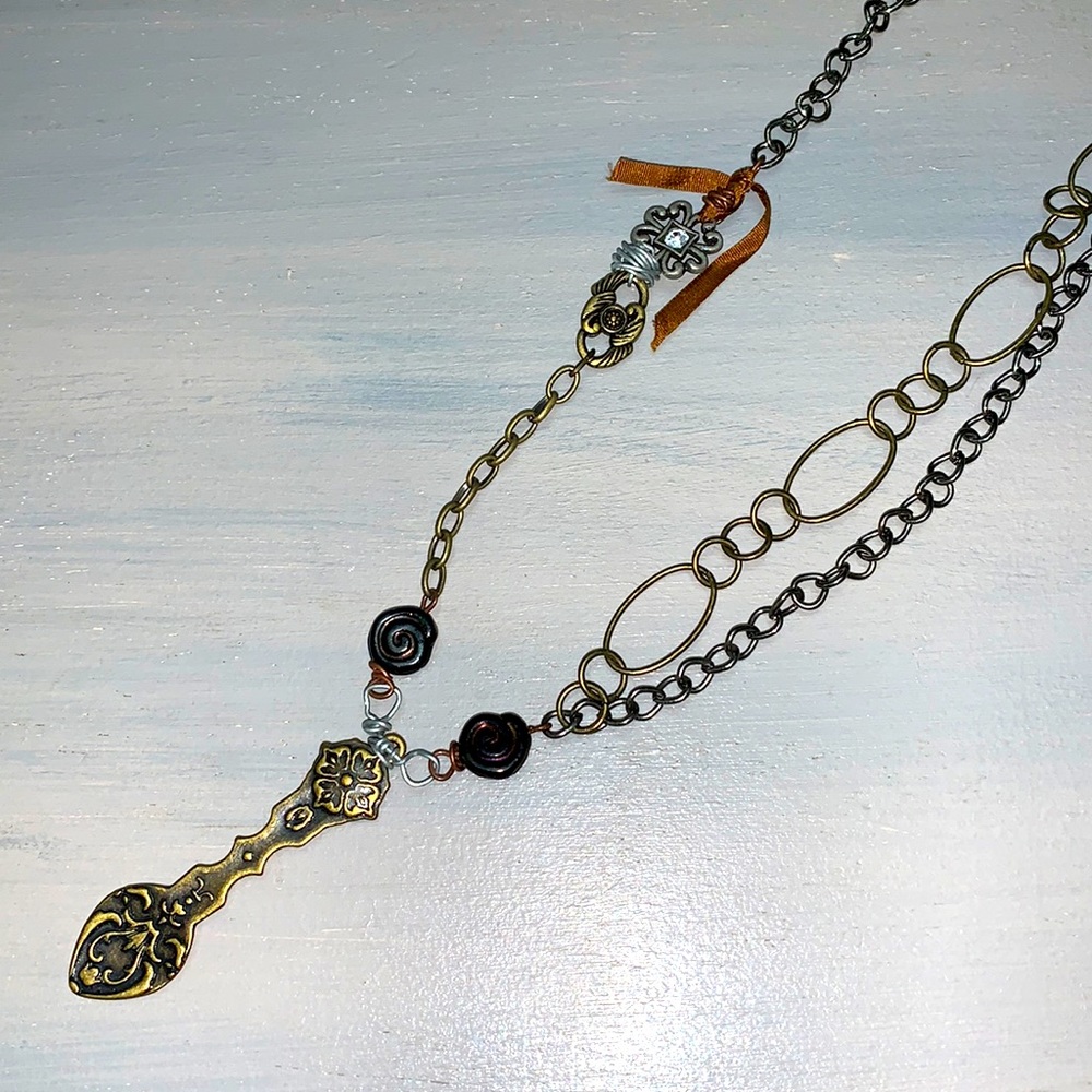💕Unique vintage handcrafted necklace